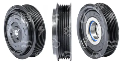 spojka pro kompresor DENSO 7SEU17C, Mercedes Benz, poly V6, prům. 115 mm